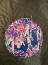 Lilly Pulitzer Round Jewelry Zippered Case New Without Tags.