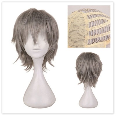 New Straight Hair Short Hair Male and Female Role-Playing Anime Nude Wig Dazzlin