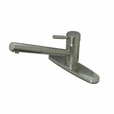 Kingston Brass KS8568DLLS Concord 8-Inch Single Handle Kitchen Faucet Less Spray