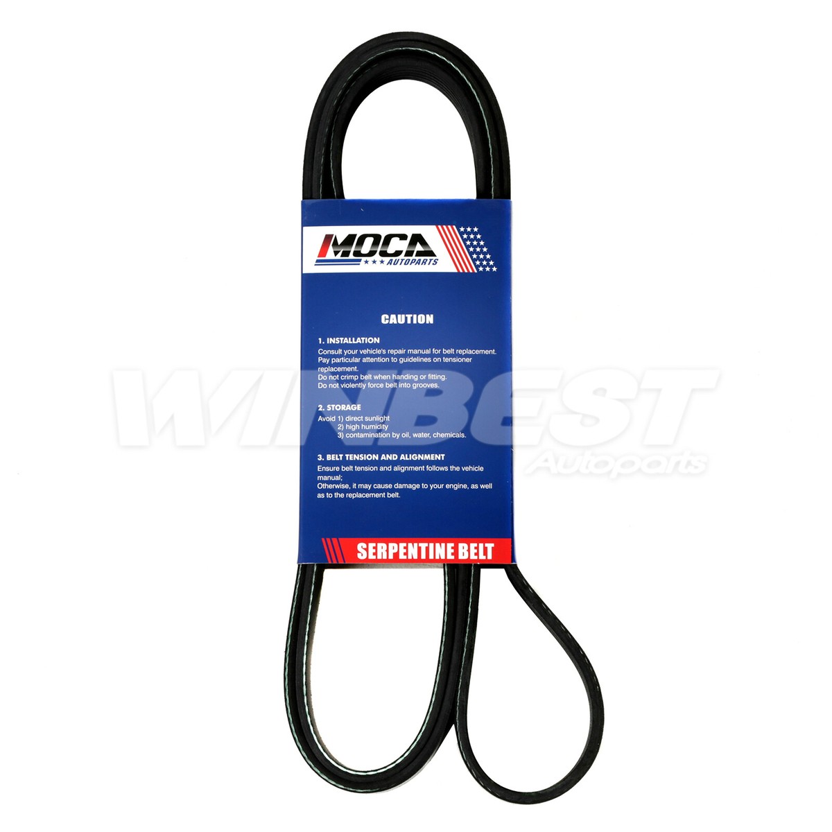 小政 EPDM Serpentine Belt 6PK1920 for 94-02 Chevrolet Ford Isuzu
