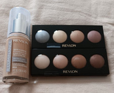 Revlon Illuminance Foundation 1 oz 305 Medium Sand Creme Shadow Palette Lot