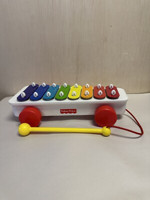 #ad Fisher Price Classics Pull A Tune Xylophone Mattel 2009 $17.50