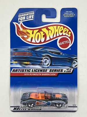 1998 Hot Wheels Artistic License Series 1970 Plymouth Barracuda Brand New MIP