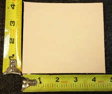 Vegetable Tanned Cowhide Tooling Leather Piece, Select Your Size and Thickness.