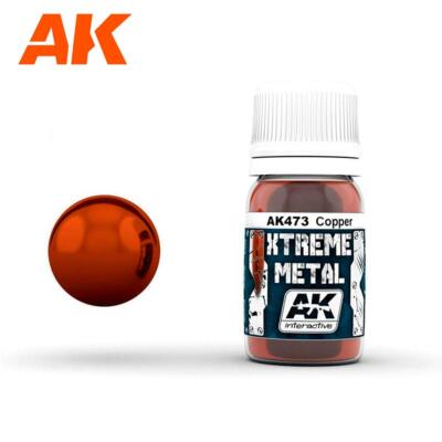 AK Interactive AK473 Xtreme Metal Copper 30ml - US