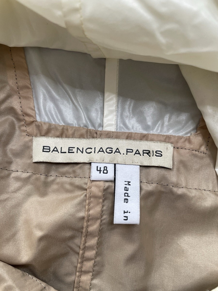 Balenciaga Men Vintage Archive Fall 2004 Parachute Nylon Anorak 48