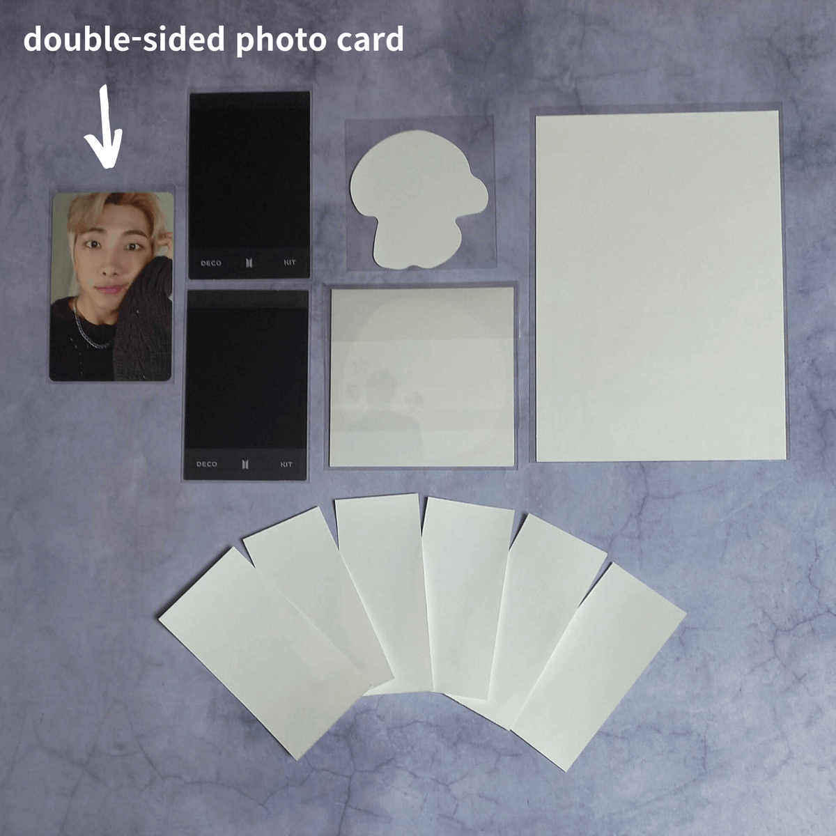 BTS 2022 Deco Kit Photo Card Polaroid Photo Stickers Memo Pad - RM