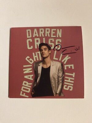 Darren Criss - For A Night Like This  Signed Cd