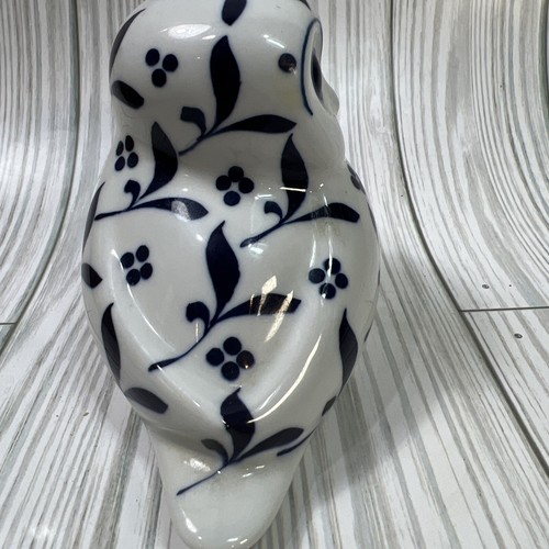 Villeroy & Boch Gallo gufo design porcellana bianca e blu vintage amante degli uccellini - Foto 4 di 11