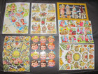 Strip of Floral Angel Kids Stickers Germany ges. gesch. England Cut Outs Women — photo 1