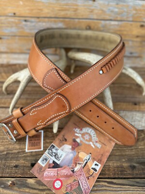 Vintage Tex Shoemaker Brown Leather Lined .22 Cartridge Gun  display picture 3
