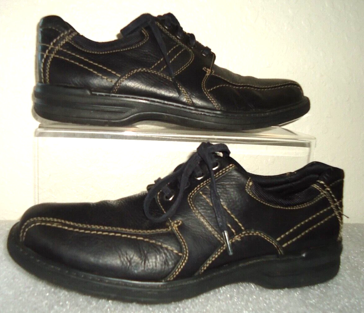 Scarpe uomo Clarks Oxford pelle marrone casual stringate leggere taglia 12 M