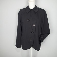 Sonia Bogner Womens Jacket Black sz L blazer coat
