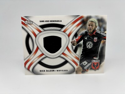 2013 Topps MLS Nick DeLeon / DC United / Kits Relic Memorabilia