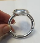 VINTAGE LUNT STERLING SILVER BABY RATTLE RING  (# 1179)  NO ENGRAVING