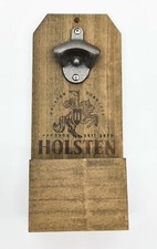 Holsten Bier Wandflaschenöffner Flaschenöffner Holz, Metall Auffangfach 8331
