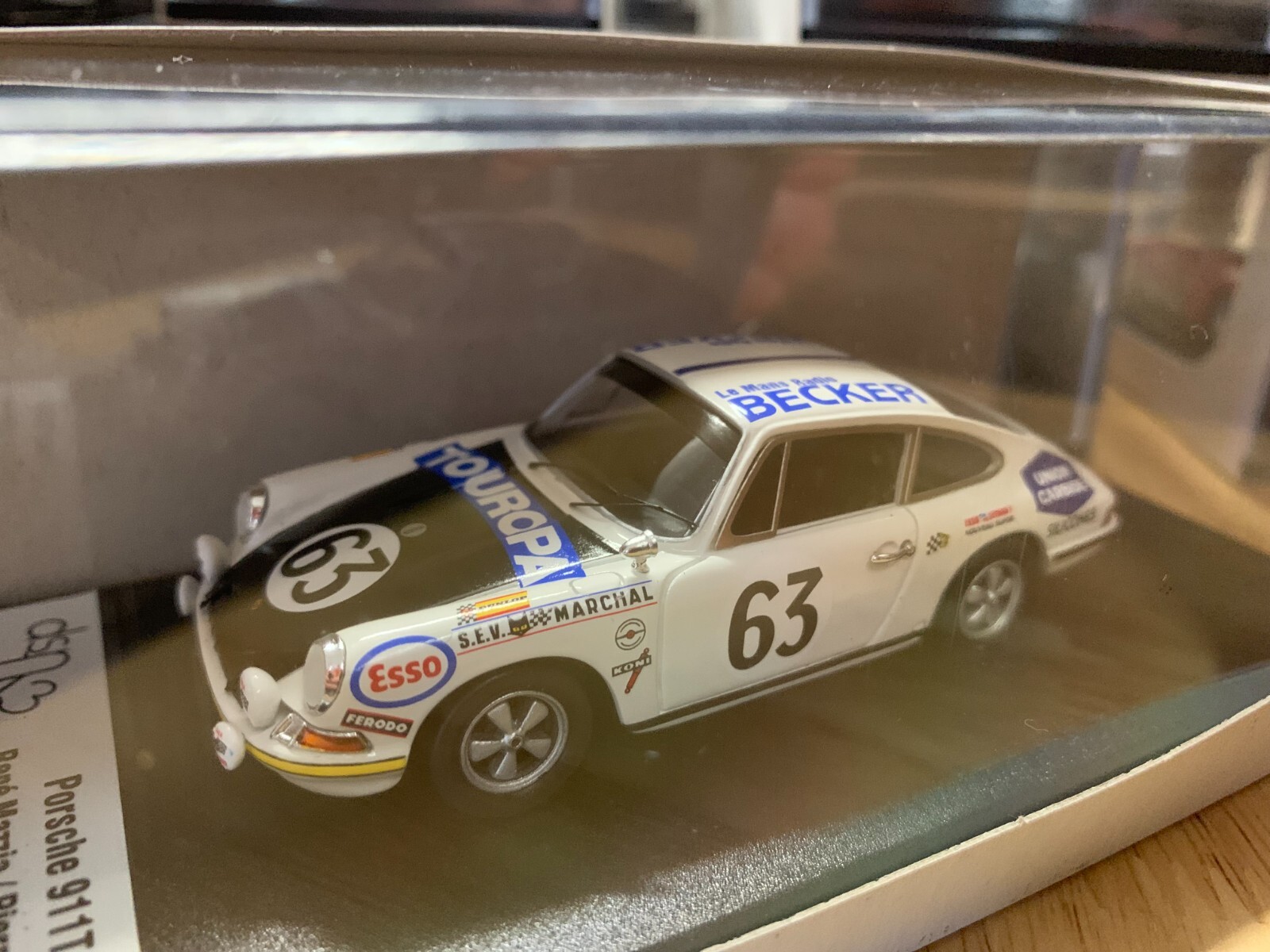 Trofeu DSN140 Porsche 911 24h Le Mans 1969 No.63 Mazzia Mauroy 1/43
