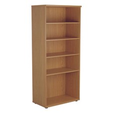 Image of Jemini 1800 Wooden Bookcase 450mm Depth Nova Oak KF811015