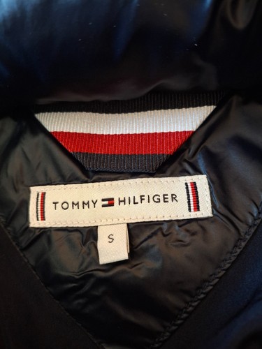 Tommy Hilfiger Shiny Hooded Puffer Mid Length Coat NEW - Picture 6 of 17