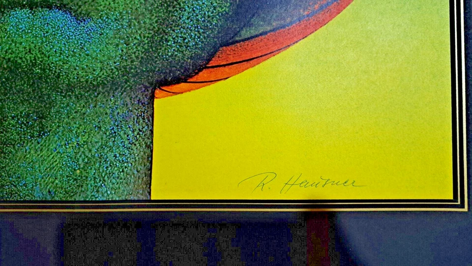Rudolf Hausner Adam-Umlaufbahn Offsetlithographie signiert - Bild 3 von 4