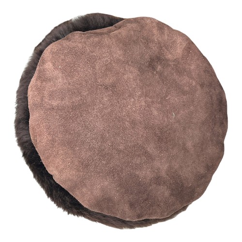 Vintage Women Hat Brown Lamb Skin Fur Trim Bloomingdales Made In Italy Medium - Picture 12 of 12