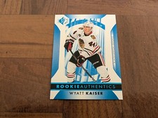 2023-24 Upper Deck SP Authentic Wyatt Kaiser Rookie Authentics Blue #108
