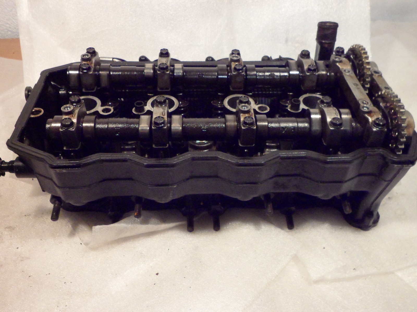 Kawasaki zx10 b cylinder head and cams with vernier cam wheels eBay