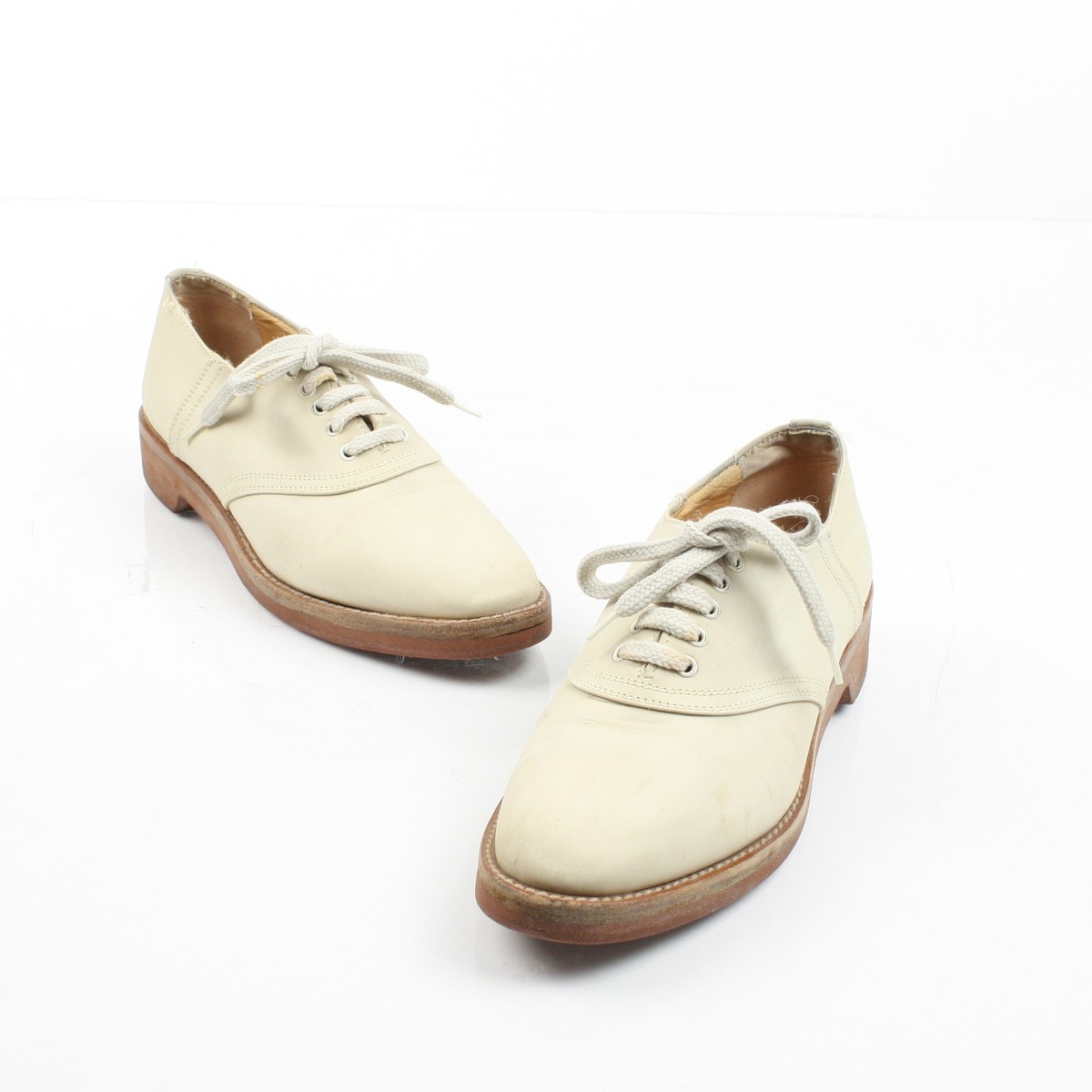 Vintage Ralph Lauren Tan Suede Oxfords Polo Ralph Lauren Suede Brown Dress Shoes for Men for sale  main image 4