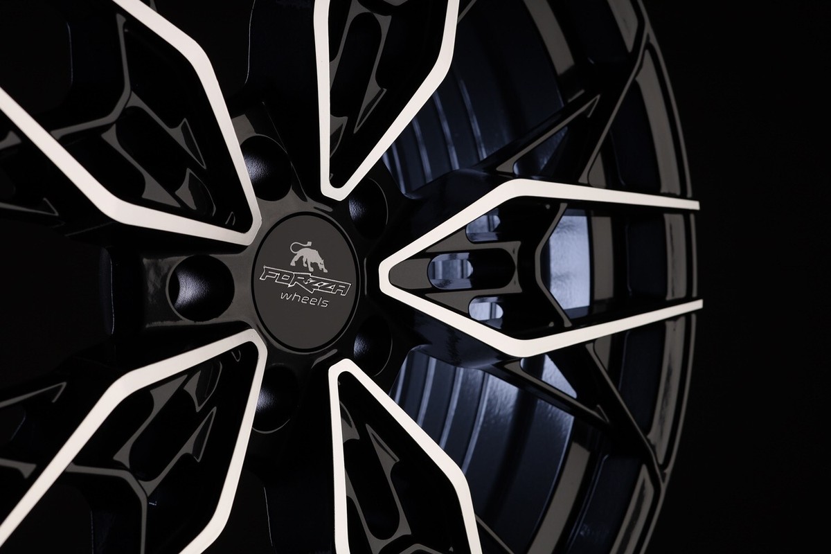 Forzza Spectrum R18 5x112 4x18 inch alloy wheels Black Magic Pol