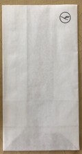 LUFTHANSA Air Sickness Bag Kotztüte unbenutzt NEU weiß