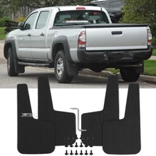 4PCS For Toyota Tacoma 95-2023 Mud Flaps Splash Guards Mudguard Mudflaps Rubber 