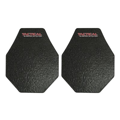 Level III AR500 Steel Body Armor Pair 10x12 Modified Curved - Full Frag Coated