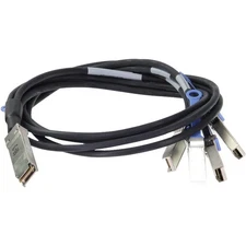 Dell 40GbE QSFP+ to 4x 10GbE SFP+ 1M Breakout Cable (470-AAVO)