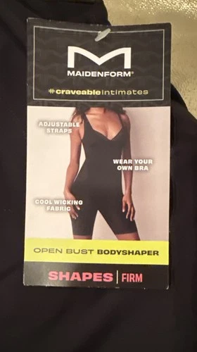 NWT Maidenform Open Bust 'Wear Your Own Bra' Body Shaper Firm Control Size 3XL