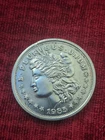1985 Vintage MORGAN Design 1 oz 0.999 Fine Silver Trade Unit Round