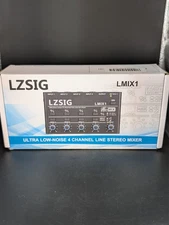 LZSIG Mini Audio Mixer Stereo Line Mixer LMIX1 for Sub-Mixing Ultra Low-Noise