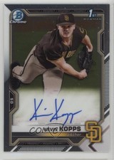 2021 Bowman Draft Chrome Draft Pick Auto Kevin Kopps #CDA-KK Auto n1u