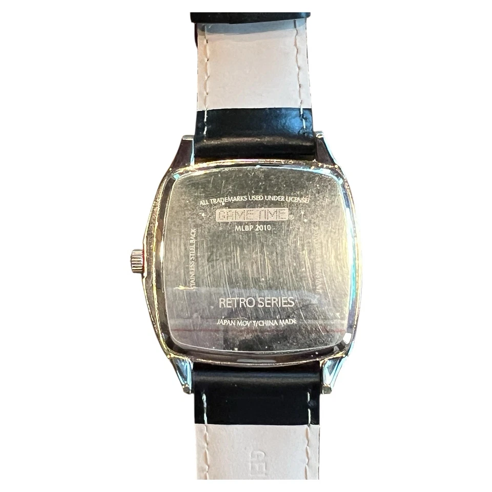 NIB NEW Men’s Minnesota Twins Watch Gametime Retro Series Leather Band MLBP 2010 - Image 4 of 4