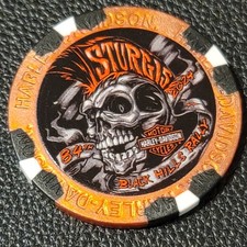 STURGIS HD ~ STURGIS 84th RALLY 2024 ~ SOUTH DAKOTA ~ Harley Davidson Poker Chip