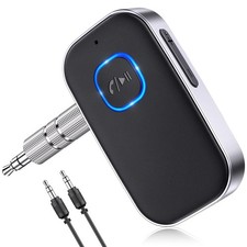 Bluetooth AUX Receiver 3.5mm Wireless Audio Adapter Hands Free Car Stereo