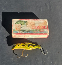 Heddon Dowagic - Frog - Vintage w/ Box - Great Shape -  #340 9B Crankbait