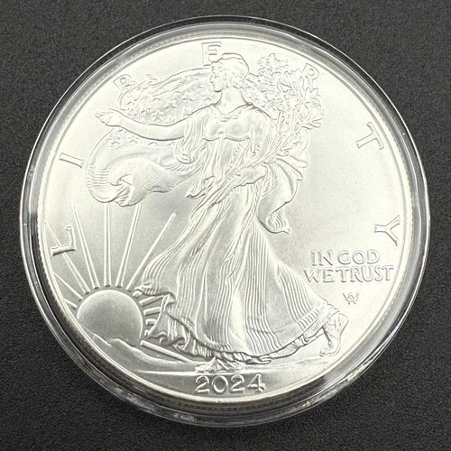 2024 (P) $1 American Silver Eagle 1 oz .999 Fine Silver BU