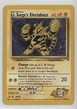 Lt Surge's Electabuzz Pokemon Gym Heroes #27 2000 on eBay