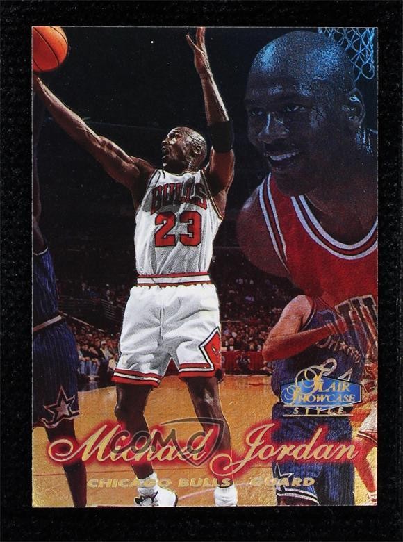 1997-98 Flair Showcase Row 2 Michael Jordan #1 HOF m1k