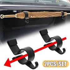 2Pcs Universal Car Trunk Umbrella Hook Holder Clip Hanger Fastener Accessories