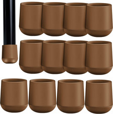 7/8 Inch Folding Chair Leg Caps Heavy-Duty Plastic Chair End Caps Non-Marring Fu