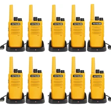 Retevis RT68 Two Way Radio Long Range Walkie Talkies for Adults,Rugged(10 Pack)