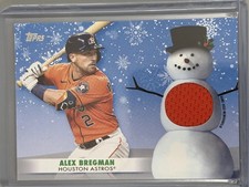2021 Topps Holiday - Walmart Mega Box Relics Alex Bregman #WRC-ABR (MEM)