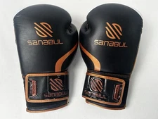 Sanabul Essential Gel [ ADULT 10 Oz ] MMA Training Boxing Sparring Gloves - Used