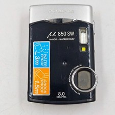 Olympus 850 SW 8.0 MP Digital Camera Black/Silver - Not Working